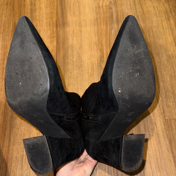 Jeffrey Campbell Suede Black Women's Ankle Boots - Picture 5 of 6